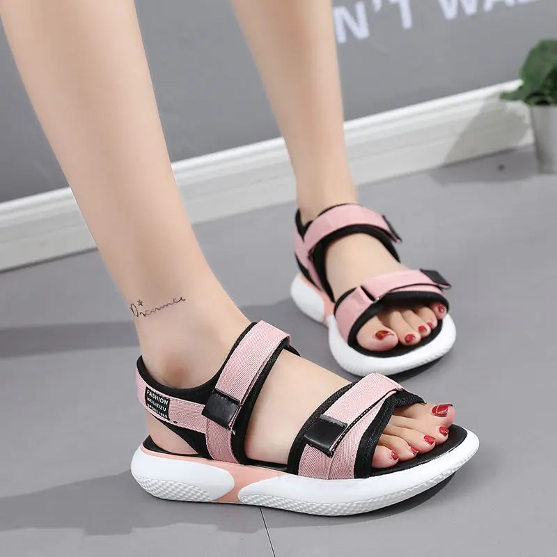 

Women Shoes Ladies Outdoor Beach Slippers 2021 New Women Spring/Summer New Soft-Slip Non-Slip Sandals Foam Sole Durable Sandals