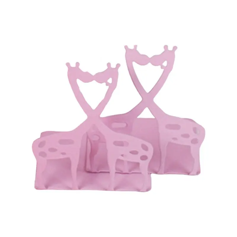 2 шт. прозрачные акриловые подставки для книг с изображением животных |