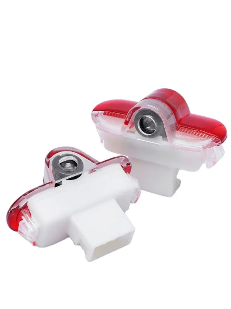 

JURUS 2Pcs Wireless Laser LED Car Door Light Welcome Logo Ghost Shadow Lamp Logo Projector Lights For Ford Mondeo MK4 S-MAX