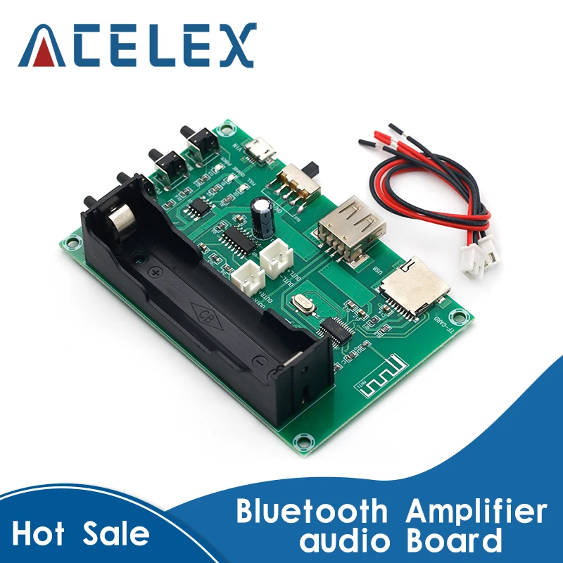 XH A150 PAM8403 Bluetooth усилитель аудио Плата 5 Вт * 2 литиевая батарея Поющая машина USB tf