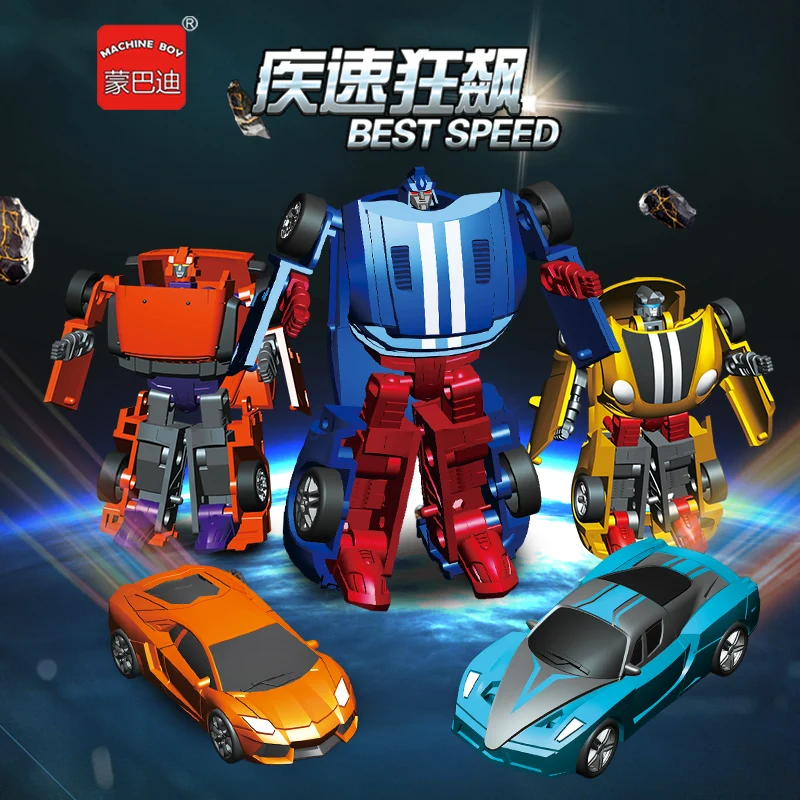 6 шт. легендарный автомобиль воин трансформирующая карманная игрушка