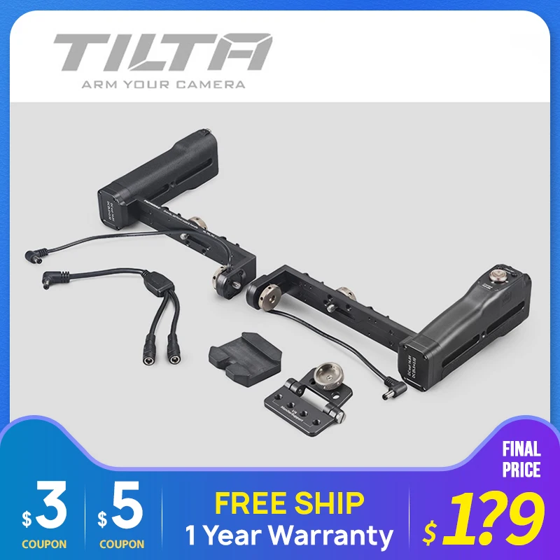 TILTA Блютуз двойная ручка Батарея w/кнопка включения/выключения для G1 G2 G2X Tilta на