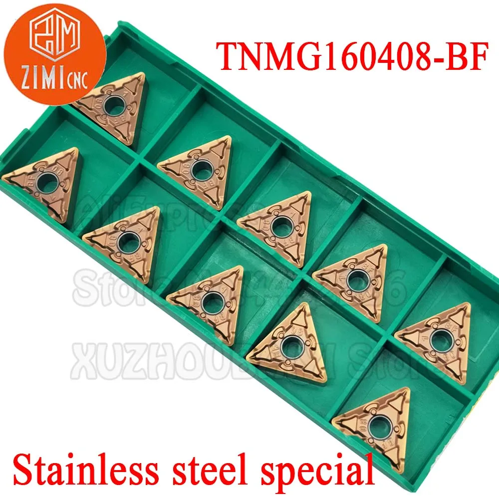 

10 шт. TNMG160408-BF WS7225 TNMG160408 BF TNMG 160408 карбидные вставки токарные инструменты резак токарный станок лезвие внешний токарный инструмент