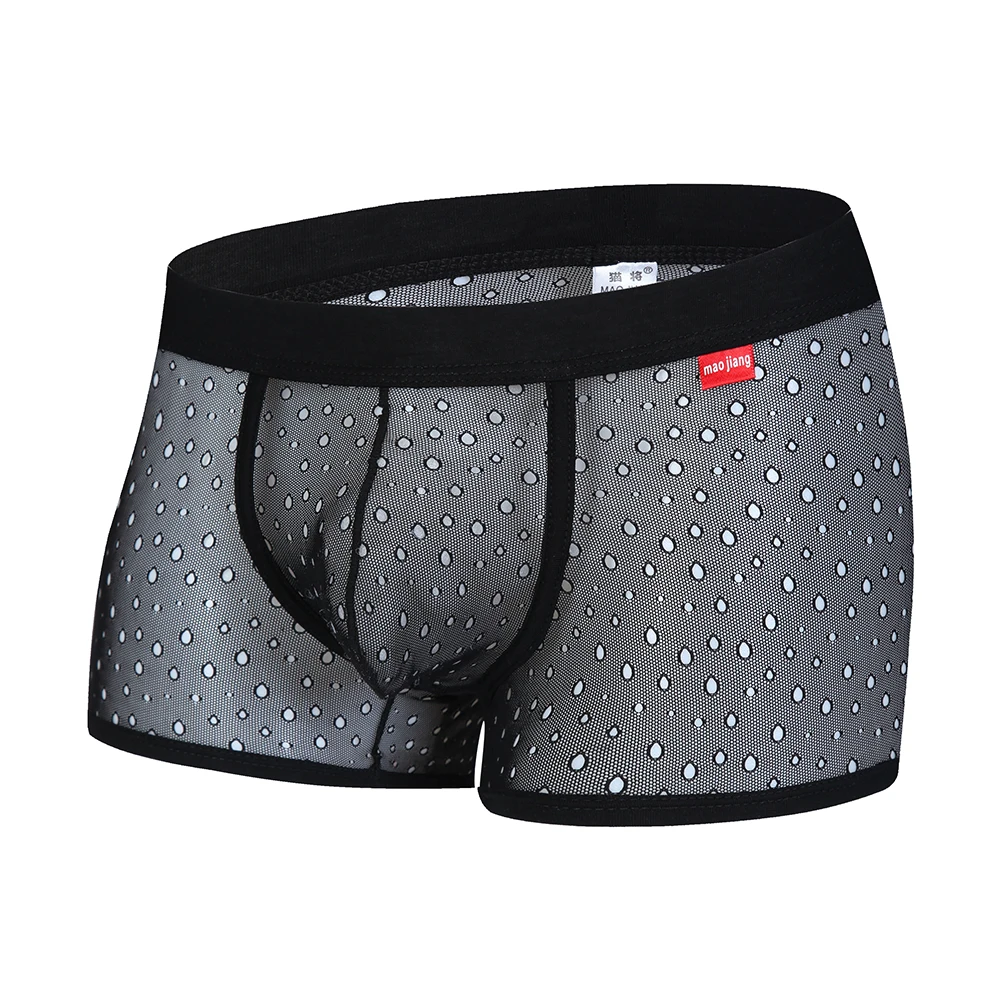 Женские шорты нижнее белье Брендовые мужские трусы Прозрачное для геев пениса