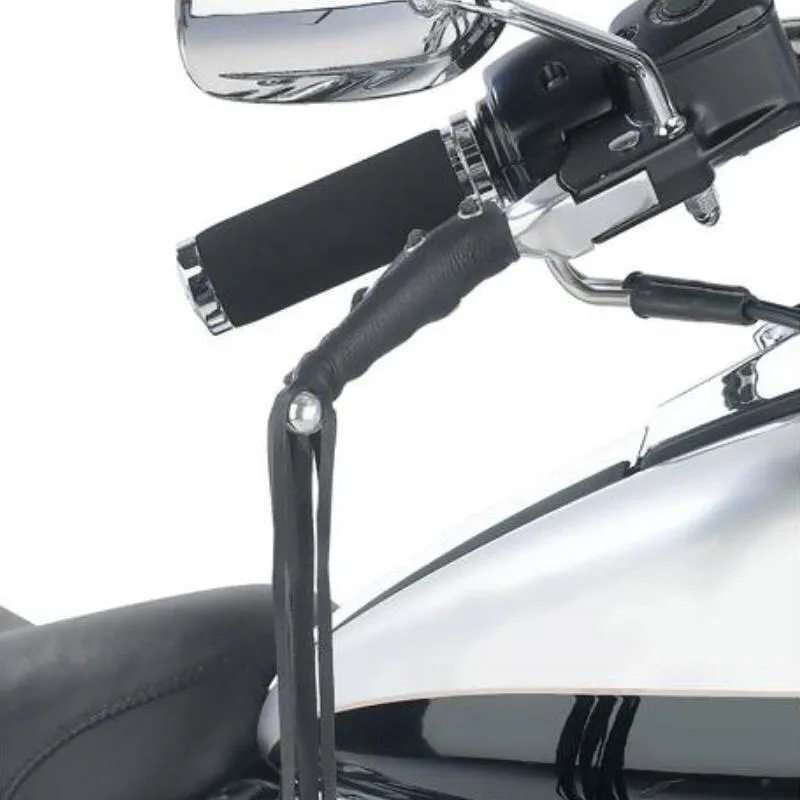 

Universal Black Motorcycle Handlebar Brake Lever Cover Fringe Grip Tassel Fits For Harley For Honda Bobber Cafe Racer 12 inch