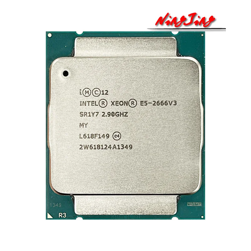 Процессор Intel Xeon E5 2666 v3 2666v3 E5-2666V3 2 9 ГГц десятиядерный двадцать потоков процессор 25