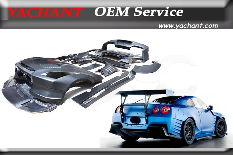 Комплект для Nissan R35 GTR CBA DBA BSP 2008 2015 гг.|bodykit nissan|lips lipnissan gtr body kit |
