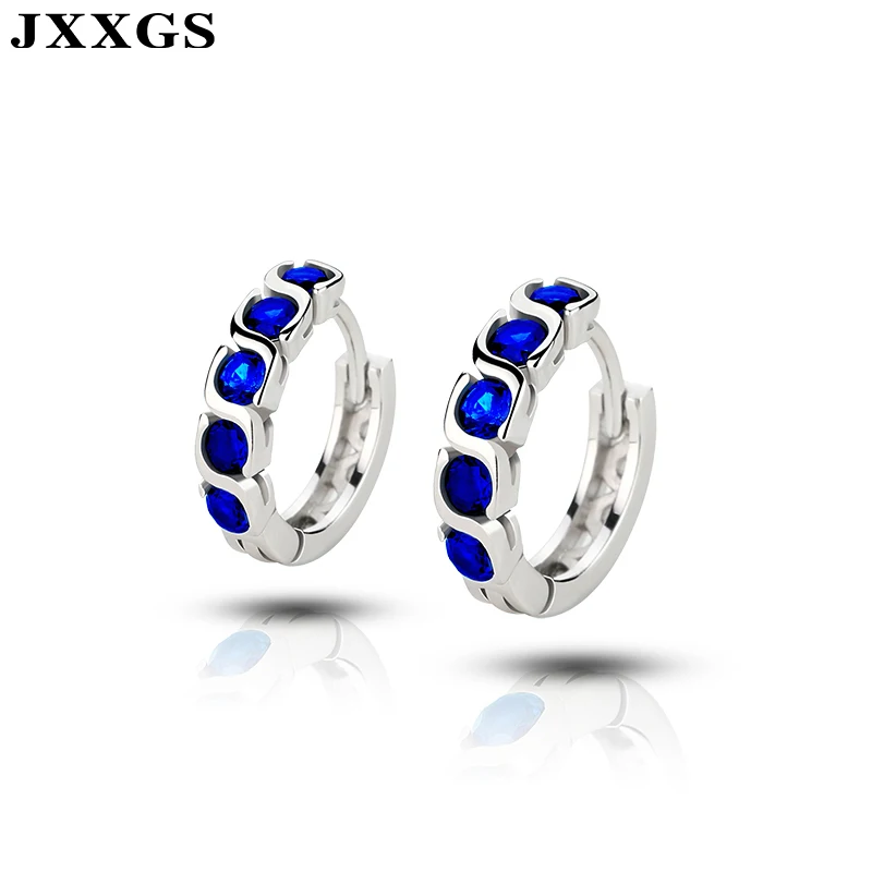 JXXGS модные женские/925 пробы серебряные серьги для женщин маленькие серьги-кольца