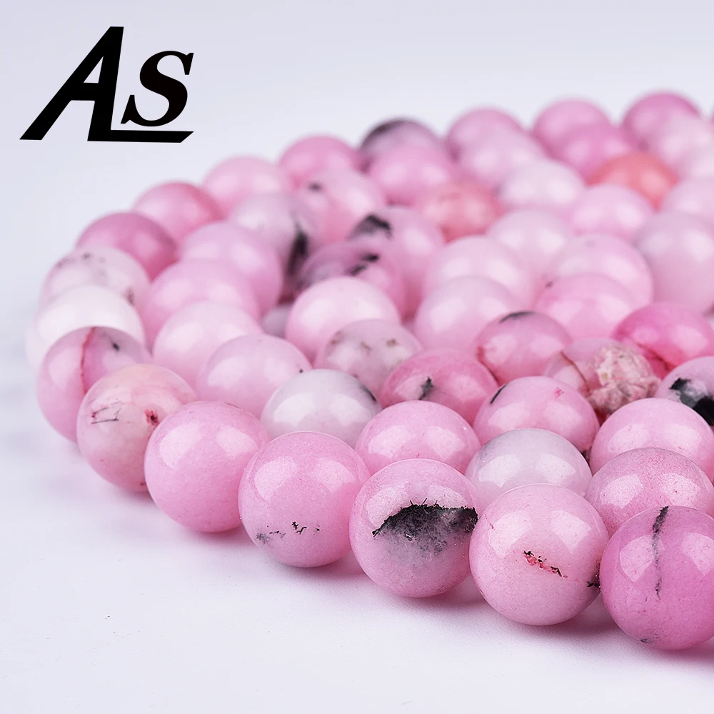 Asingeloo розовый Сакура натуральный камень Бусины драгоценный яшма для ювелирных