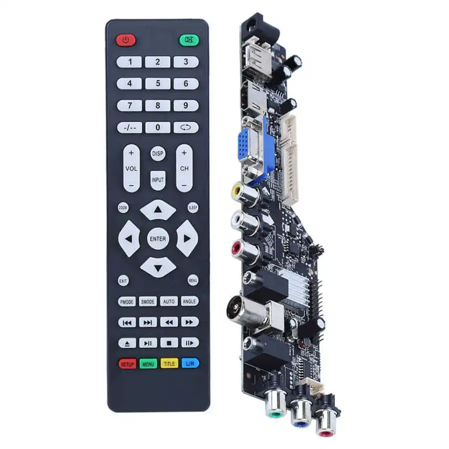 ЖК плата драйвера цифровой сигнал 3663 DVB C T2 DVD T Универсальный ТВ контроллер модуль