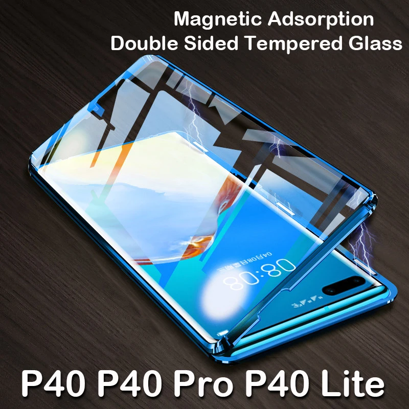 Coque Магнитный чехол для Huawei P40 Pro 5G Mate 40 Honor Note 10 X10 MAX 9X lite 8X Nova фотокамеры
