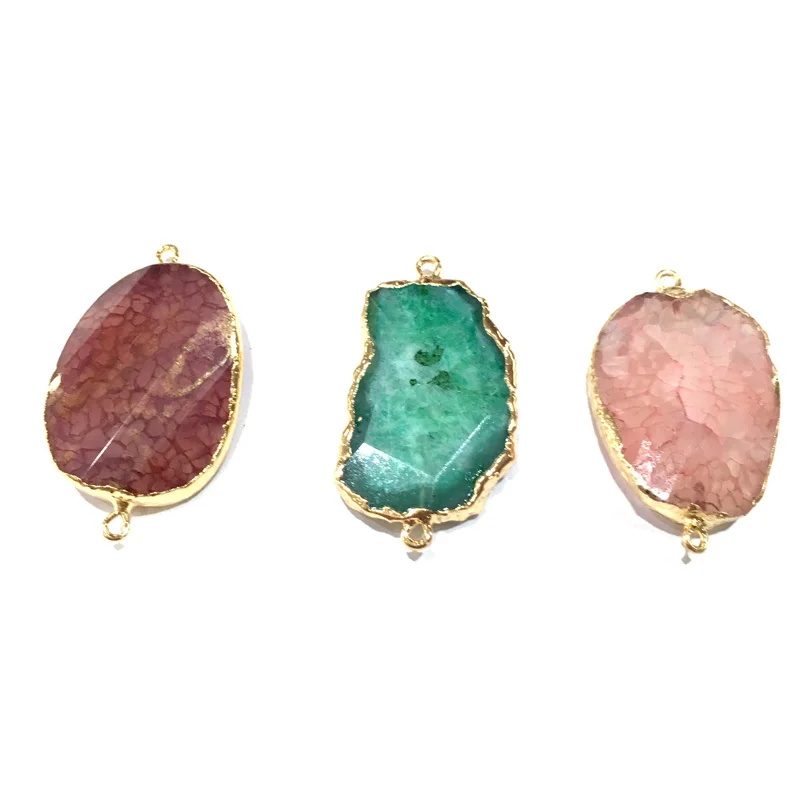 Оптовая продажа подвески из натуральной кожи модные Асимметричные Подвески с