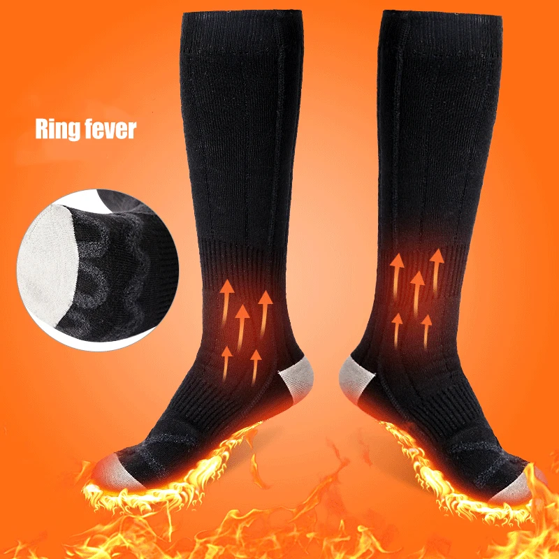 

2021 Heated Socks for Men Women USB Rechargeable Winter Warm Socks with 3 Heat Settings for Outdoor Sports Climbing NOV99
