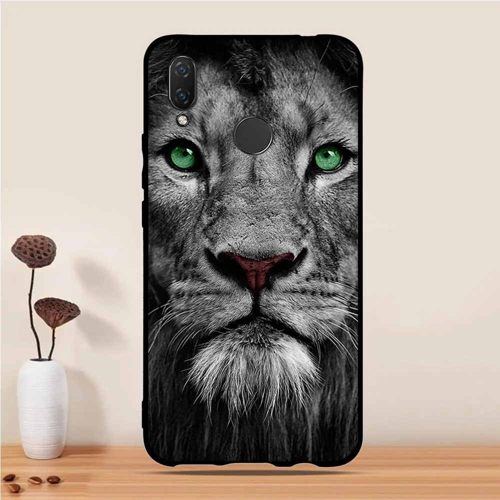 Чехол для huawei P Smart Plus 6,", чехол на заднюю панель, силиконовый, с рисунком, симпатичные, из мягкого ТПУ, Coque Capa Funda для huawei Nova 3i, чехол