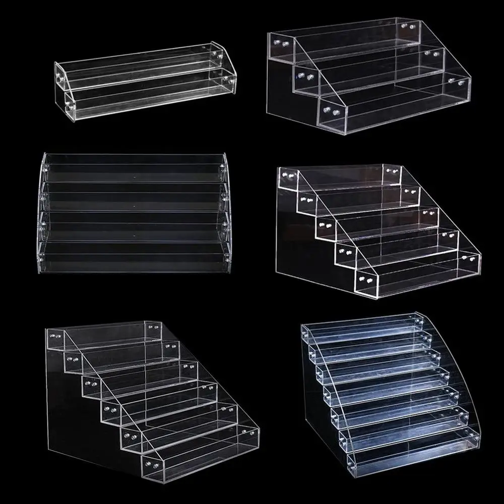 Демонстрационная стойка для акрилового лака ногтей многослойная пластиковая