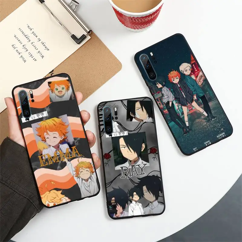 

The Promised Neverland anime Phone Case For Huawei honor Mate 10 20 30 40 i 9 8 pro x Lite P smart 2019 nova 5t