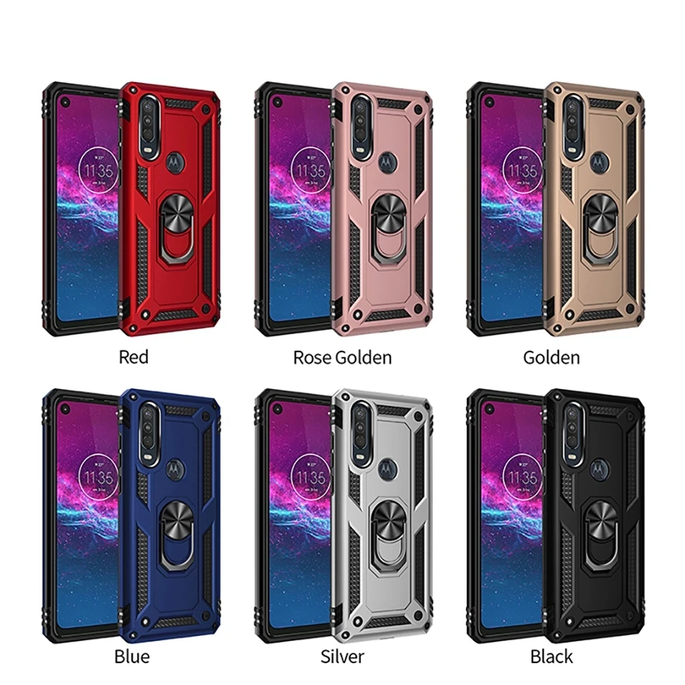 

For Motorola Moto G9 Plus G Stylus G6 G7 G8 Play One Action Vision Macro Hyper E G8 Power Lite Case Armor Shockproof Cover