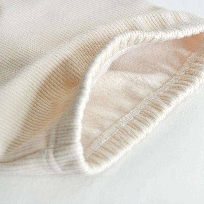 Осенне-зимние штаны для маленьких девочек Теплые бархатные с высокой талией