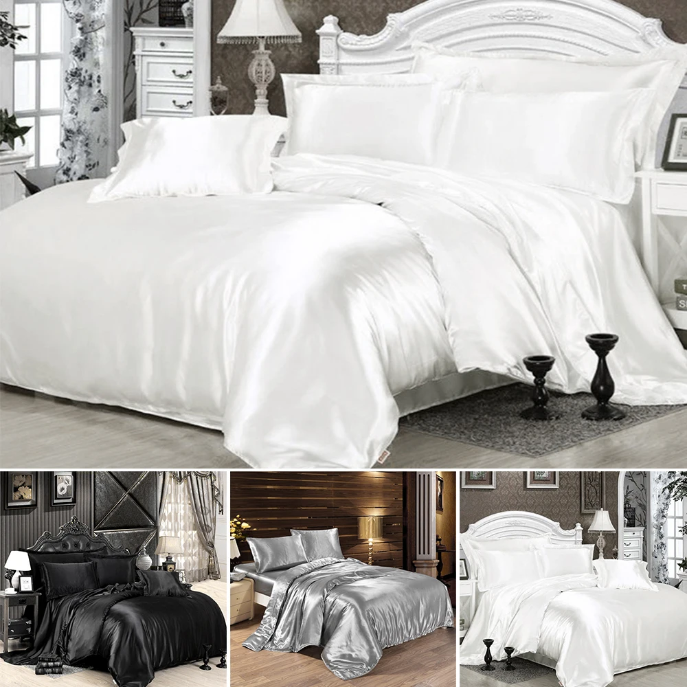 

100% Pure Tencel Cotton Bedding Set Bed Set Pillowcases Duvet Cover Set Bed Sheet Quilt Cover Single/Double/twin Full Queen Size
