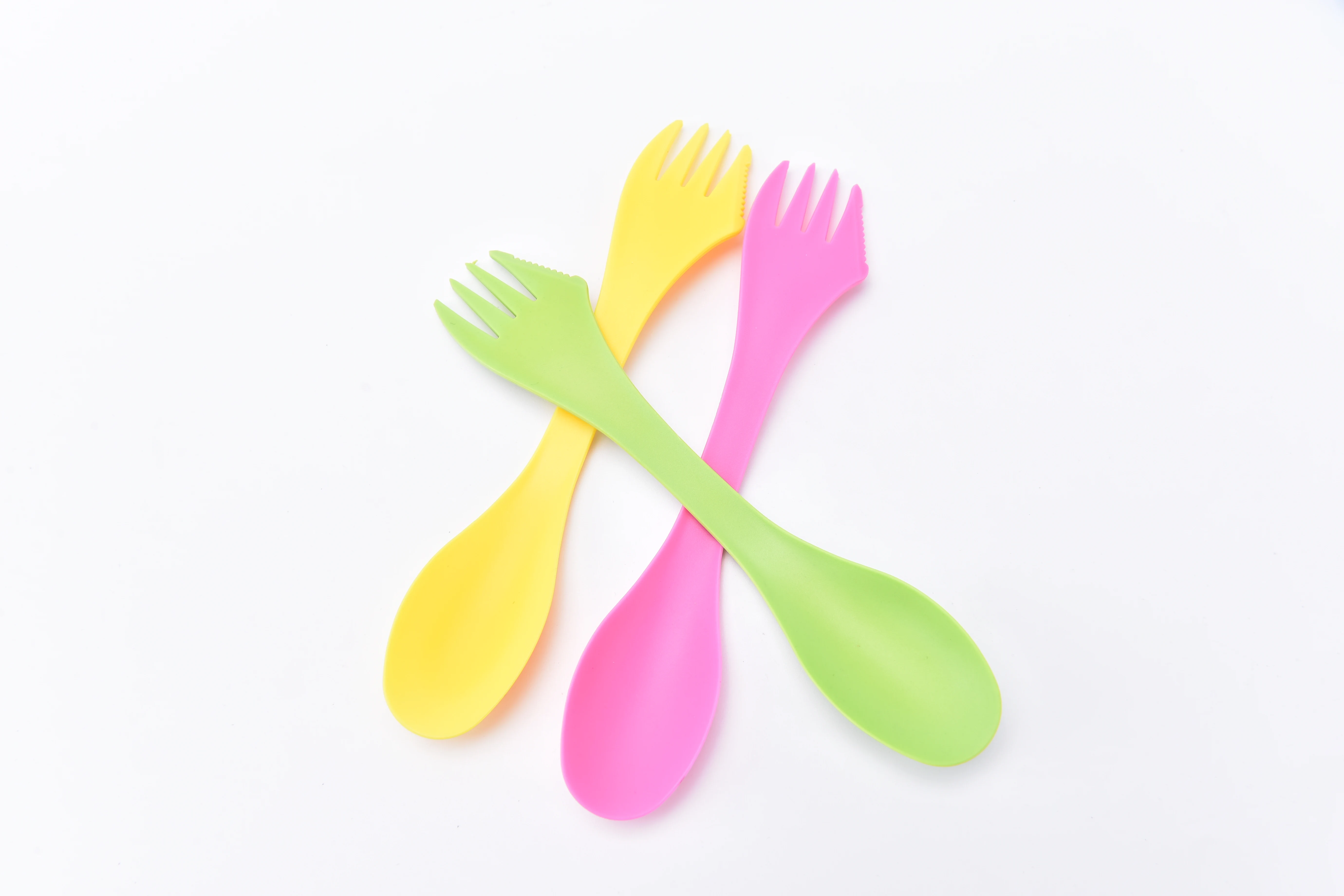 2017 Новинка 6 шт. многофункциональная походная Посуда Spork Combo дорожный гаджет Ложка