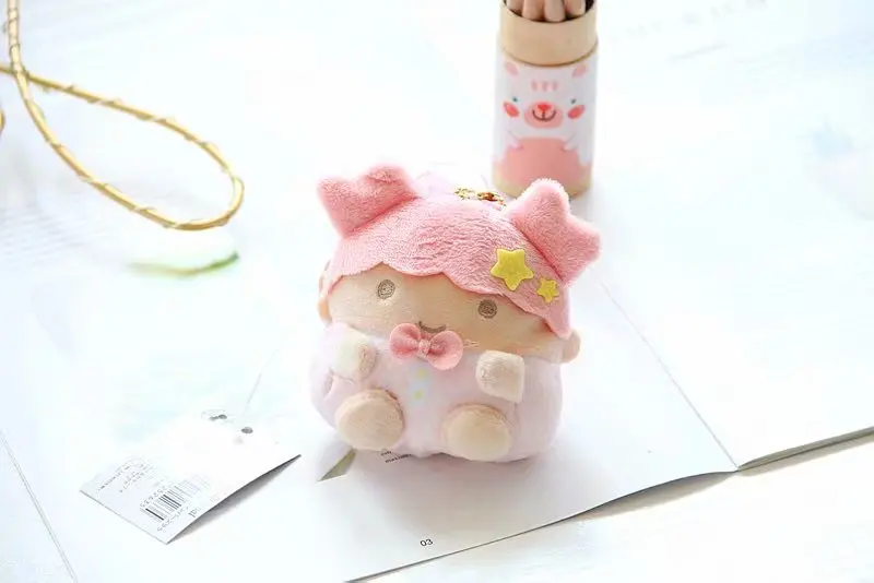 6 Мультфильм Sanrio, Hello Kitty с рисунками из мультфильма «My Melody Cinnamoroll Марка pom-Pom Purin плюшевые сумки для монет милый цепочка для ключей бумажник сумка для девочек Подарки - Цвет: 6