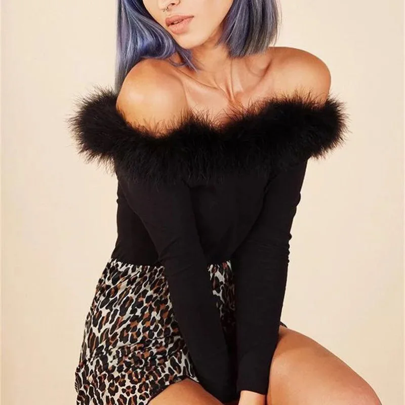 Обувь в стиле панк черное облегающее боди Топы Женская обувь уличном Сезон