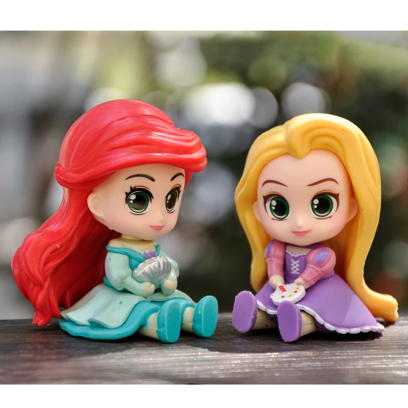 Новинка 2021 стильные Красивые Сказочные Фигурки принцессы ПВХ модели кукол