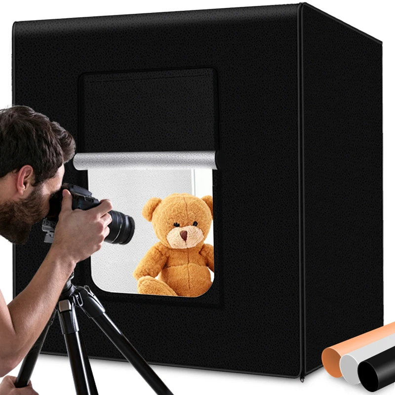 Светодиодный светильник M60II складной софтбокс для фотосъемки 60 см 48