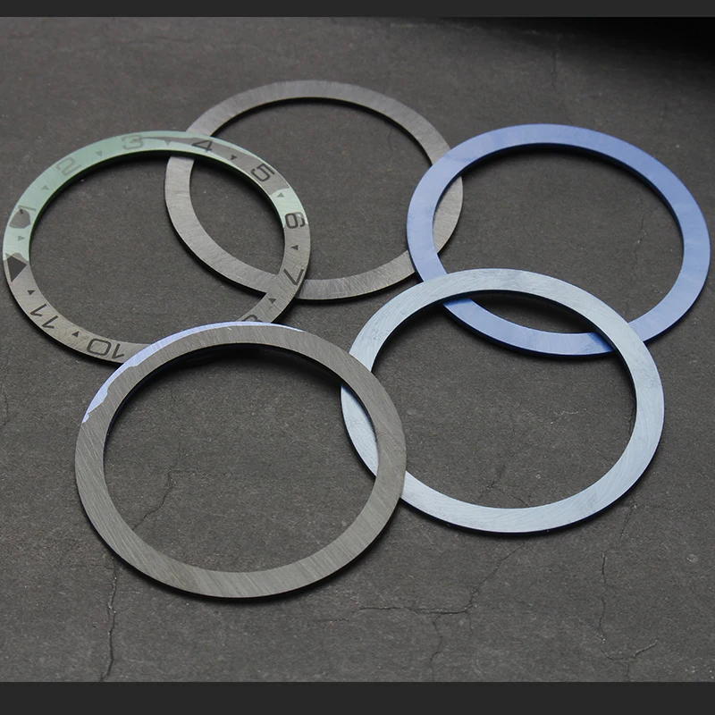 Shengmeirui 31.5-38mm cerâmica moldura inserir para seiko