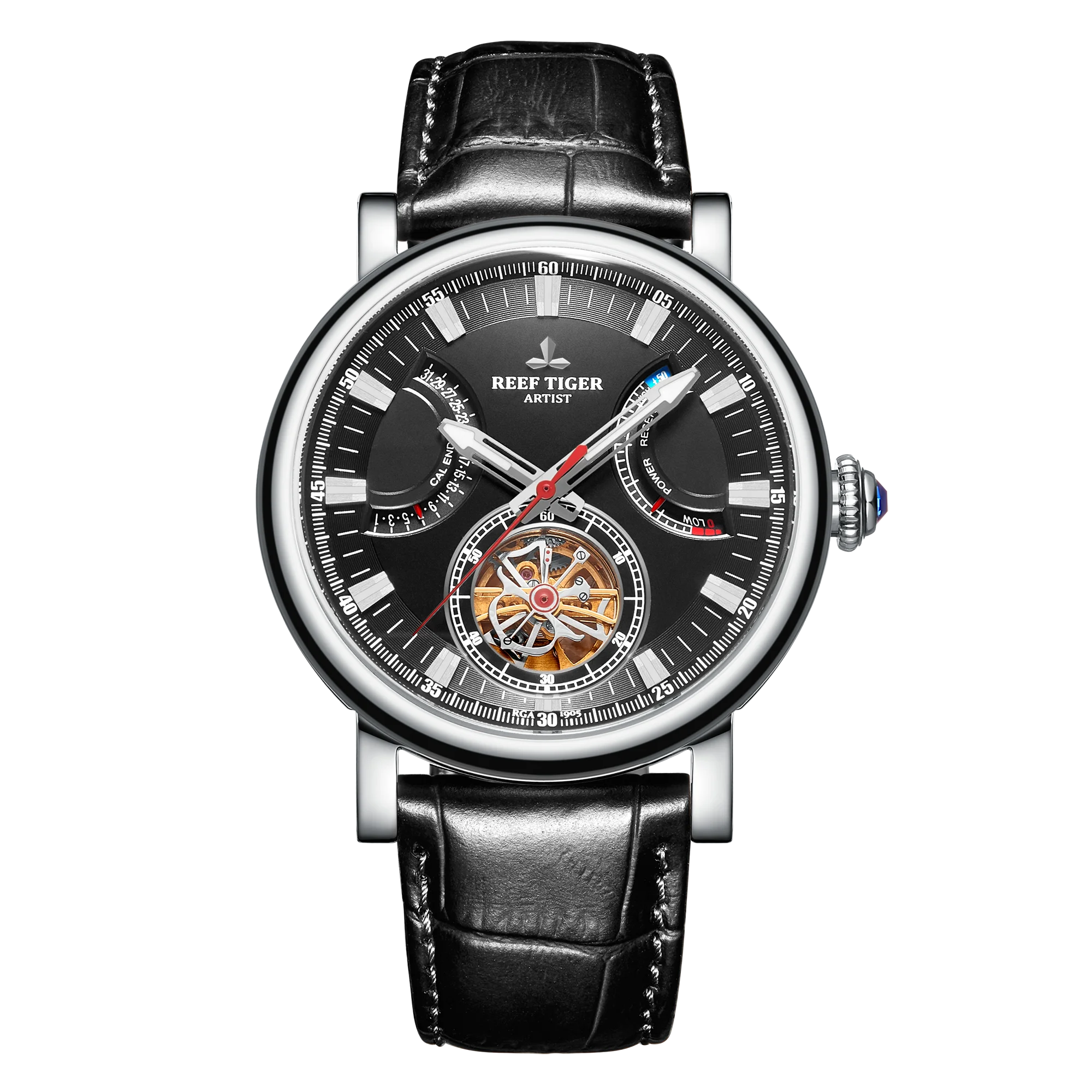 Мужские наручные часы мужские автоматические Риф Тигр деловые