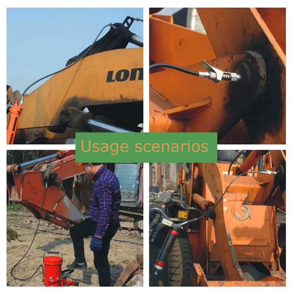 Быстроразъемный зажим для смазки штуцер высокого давления с двойной ручкой