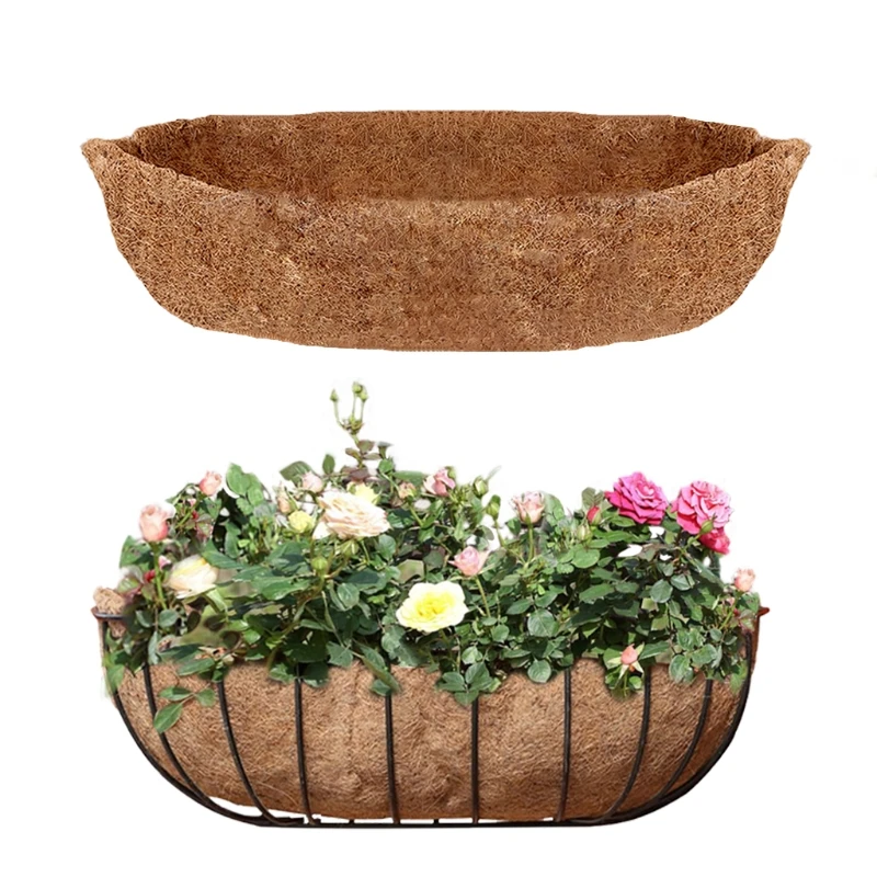 Кокосовая подкладка сменный Настенный Коврик для корзины пальма коврик