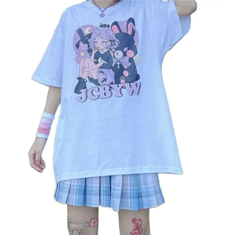 

Sailor Moon Harajuku Kawaii Pink T Shirt Women Cute Anime Funny Cartoon T-Shirt Ullzang 90s Tshirt Summer Korean Style Top Tees