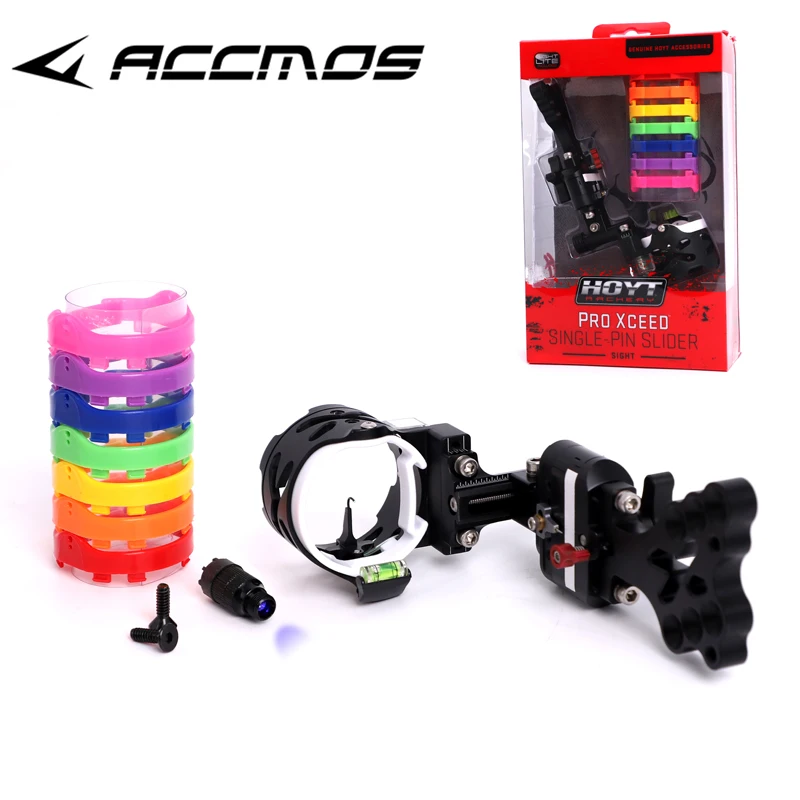 

2020 Single-Pin Slider Sight and 5-Pin Slider Sight New Pro Xceed 3D Hunting Sight For Compound Bow Hunting Shooting