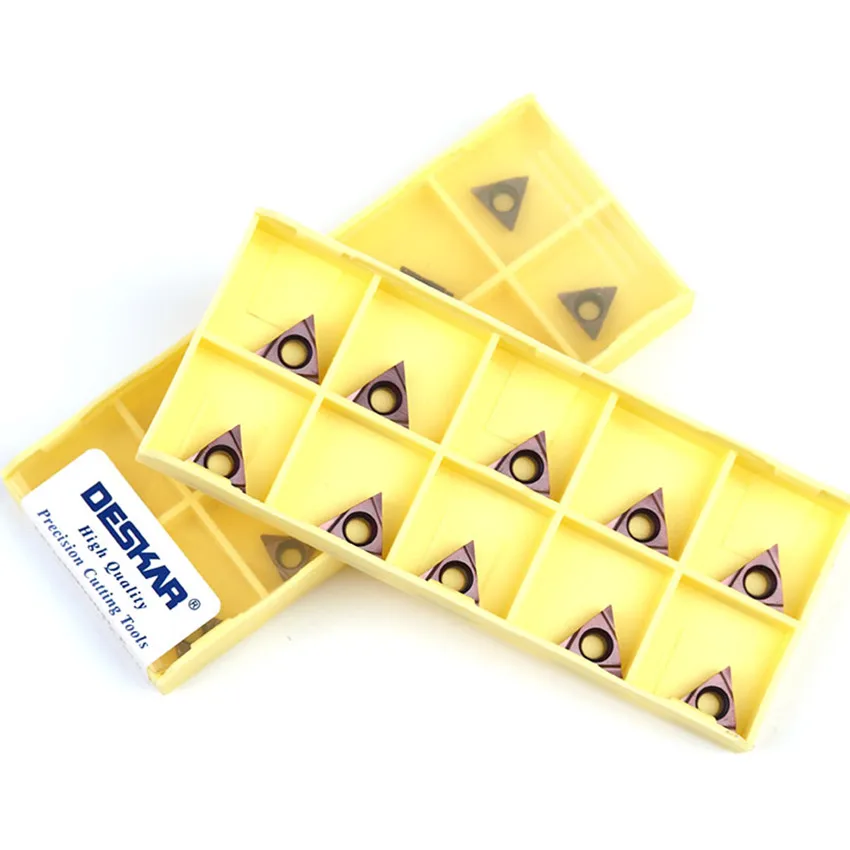 

DESKAR TBGH060102L-F LF6018/TBGH060104L-F LF6018/TPGH080202L-F LF6018/TPGH080204L-F LF6018 CNC carbide insert 10PCS/BOX