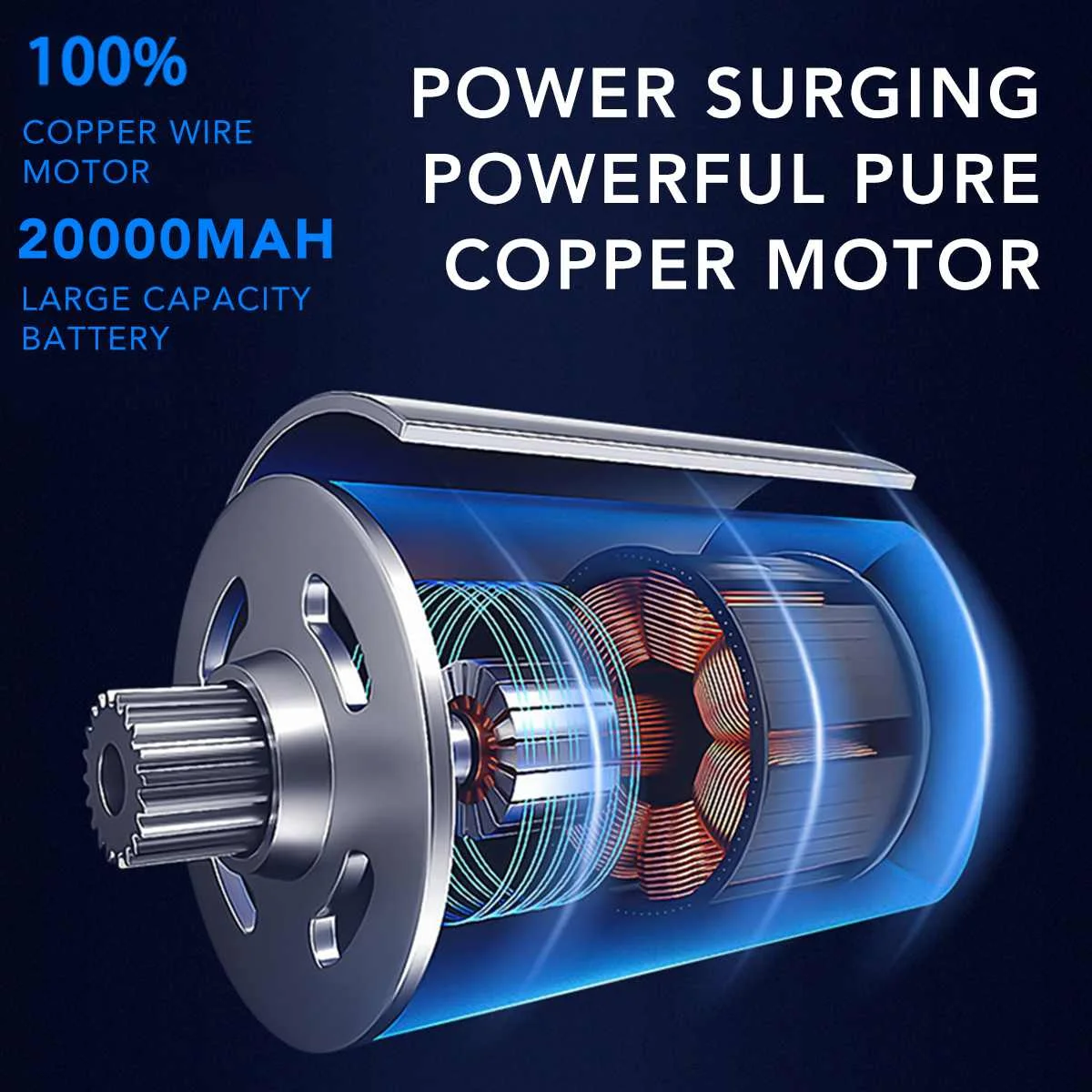 Скидка Пистолет для мойки автомобиля высокого давления, 20000 мАч Скидка Пистолет для мойки автомобиля высокого давления, 20000 мАч