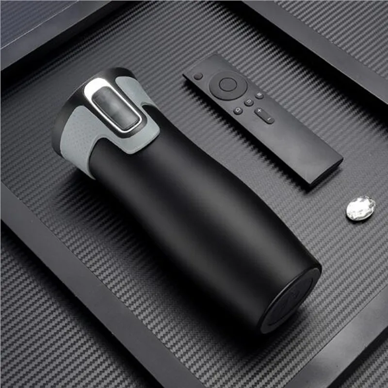 

450 ml Stainless Steel Double Wall Travel Mug Leak proof Thermos Mug Coffee Cups Car Vacuum Insulaltion Thermal Water Bottle