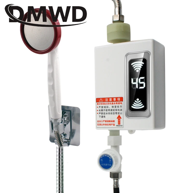 Безрезервуарный кран для ванной и кухни мгновенный Электрический нагреватель