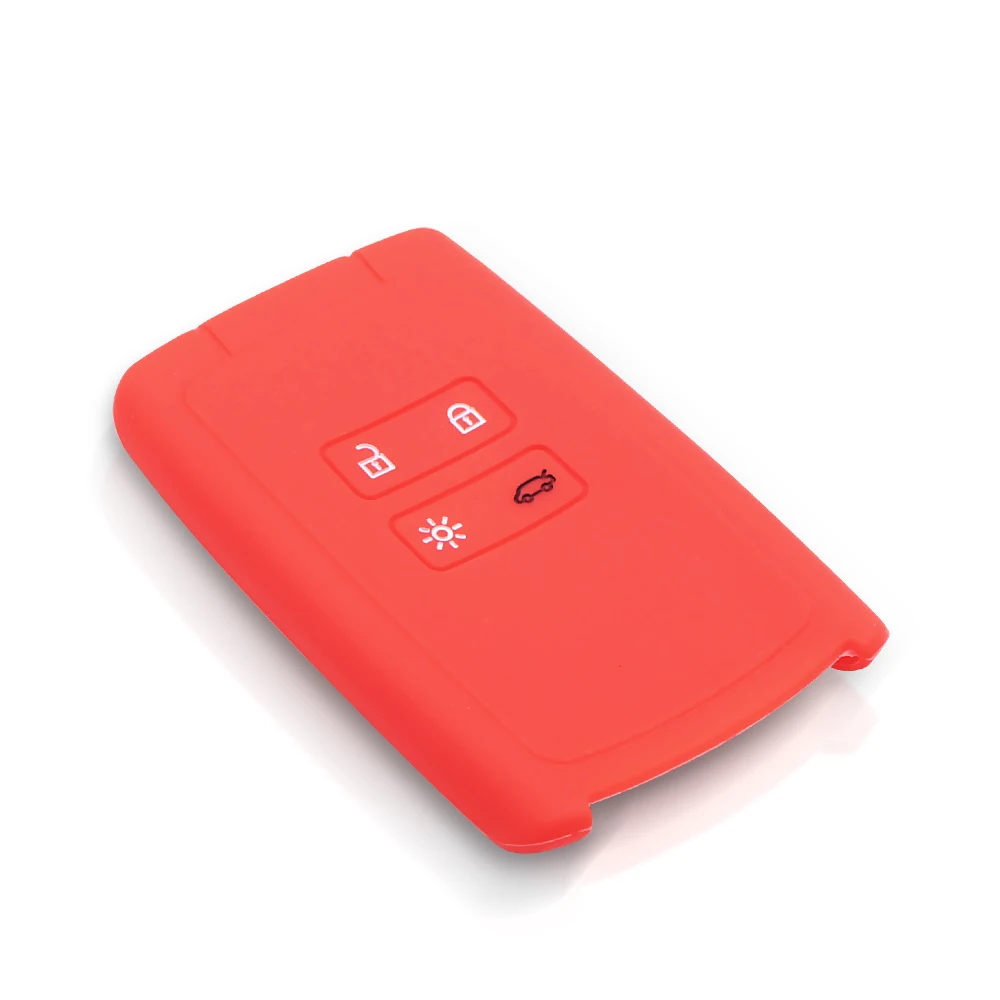 Силиконовый чехол для автомобильных ключей KEYYOU Renault 2016 2017 Koleos Kadjar 4 кнопки брелок