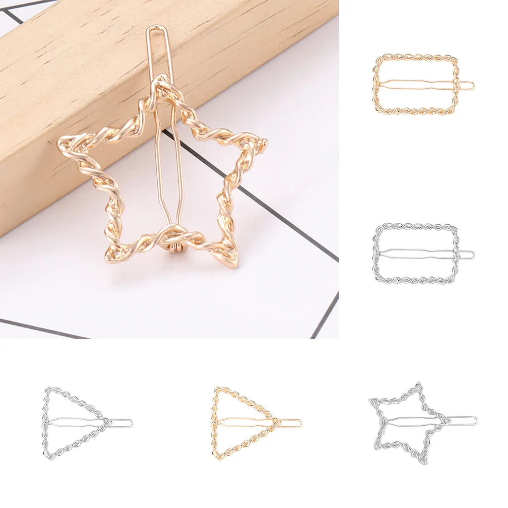 Простая Заколка для волос с челкой боковая хорошая текстура и блестящее