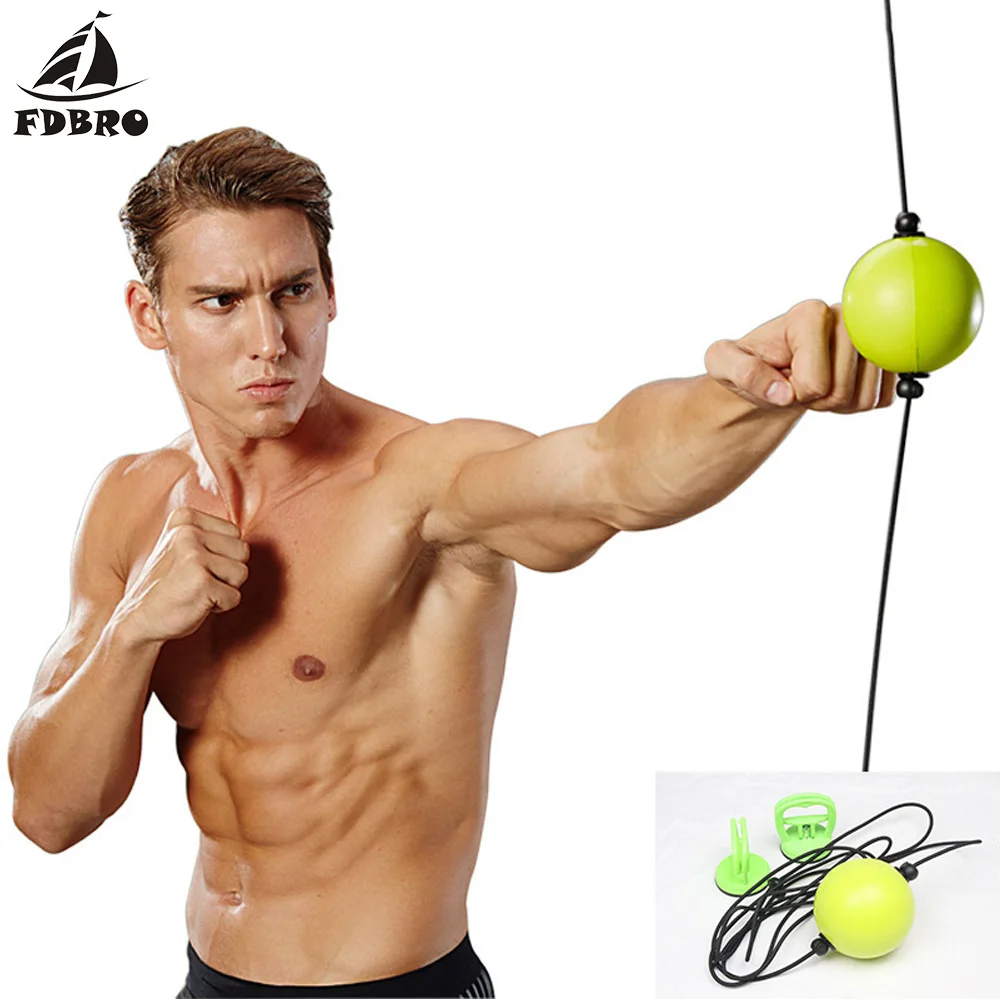 FDBRO MMA Sanda тренировочный мяч для рук и глаз боевой фитнеса двухсторонний