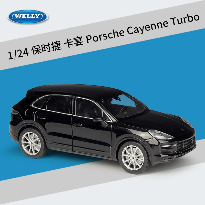 

WELLY 1/24 Car Porsche Cayenne Turbo Simulation Metal Diecast Model Cars Kids Toys Gifts