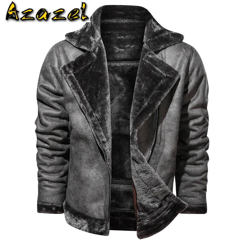 

Уличная стильная зимняя меховая куртка и пальто для мужчин 4XL пилот ВВС Мужское пальто из овчины куртка русское зимнее теплое бархатное пальто