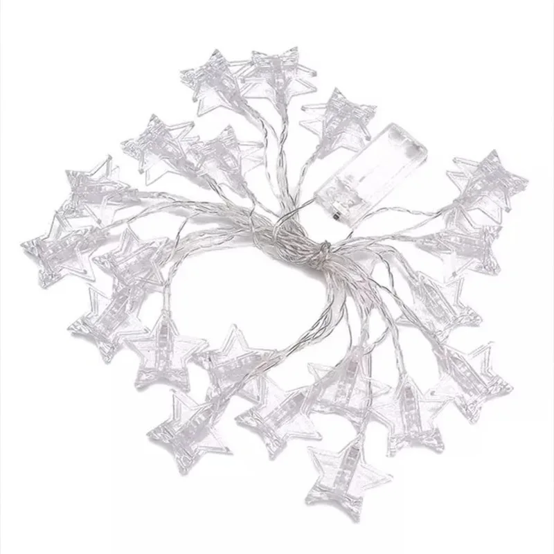 

LED Star Clip Light String Five-pointed Fairy Photo Clip Colored Lantern Birthday Layout Photo Wall Decoration Light Clip Photo