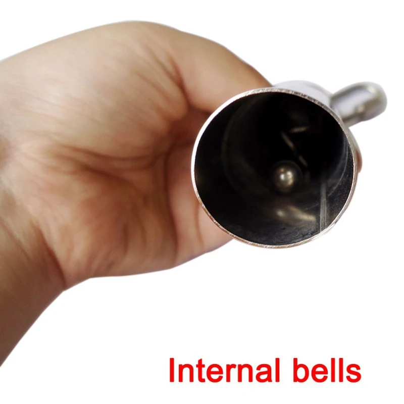 1pcs Stainless Steel Hanging Bell Bird Parrot Cage Bite Toy Squirrel Pigeon Swing Stand Toys Bells 1 | Дом и сад