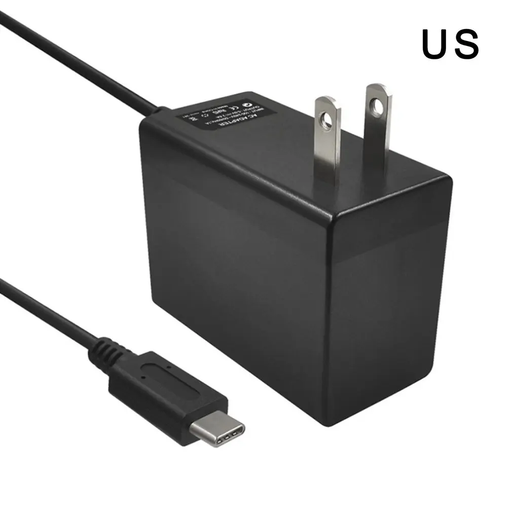 

AC Adapter For Switch Fast Travel Wall Charger With USB Type-C Cable Power Supply For TV Modes And Docking Station