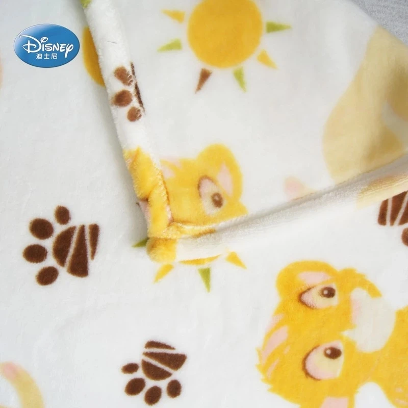 Disney белый и желтый Симба Король Лев Нала теплое фланелевое одеяло для малышей