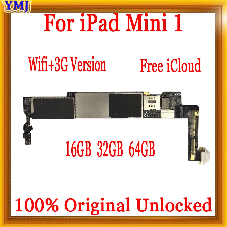 16 Гб/32 ГБ/64 ГБ для iPad mini 1 Материнская плата WIFI + 3G версия 100% Оригинальный