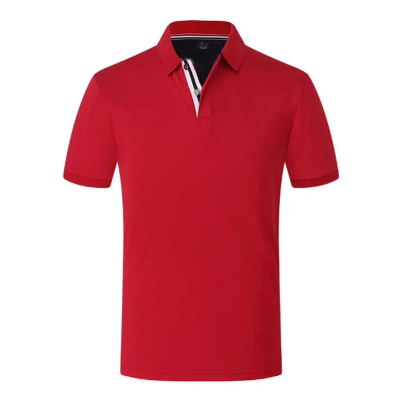 Мужские рубашки поло брендовые хлопковые с коротким рукавом деловые