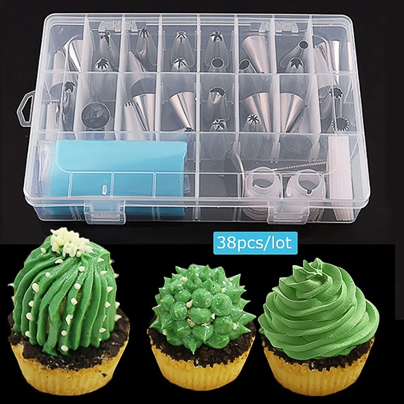 38 шт. силиконовые насадки для украшения тортов| |